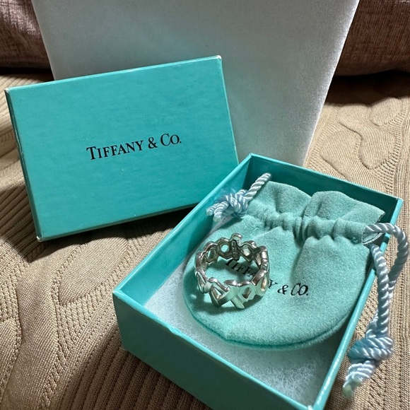 Tiffany & Co. Silver Ring with Box Paloma Picasso XOXO hugs and kisses - Picture 1 of 6